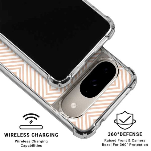 Modern Shapes Google Pixel 10 Clear Case